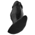 Kangvo - dildo gonflabil din silicon cu magnet (negru)