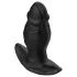 Kangvo - dildo gonflabil din silicon cu magnet (negru)
