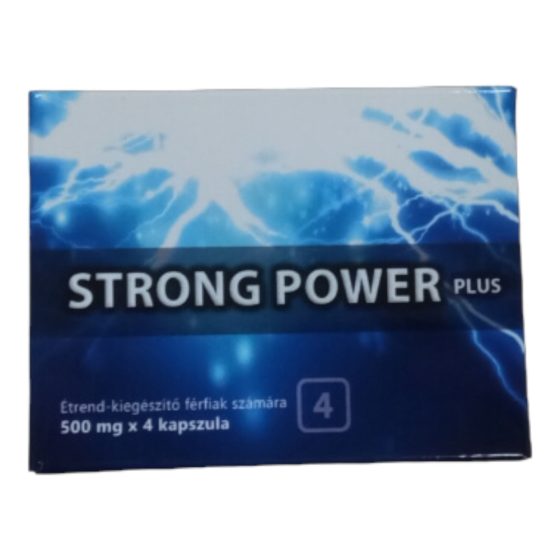 Strong Power Plus - supliment alimentar în capsule pentru bărbați (4 buc)