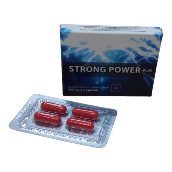 Strong Power Plus - supliment alimentar în capsule pentru bărbați (4 buc)