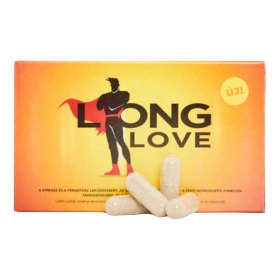 Long Love - Supliment alimentar pentru întârzierea ejacularii pentru bărbați (4 buc)