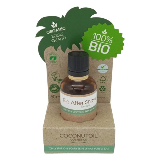 Coconutoil - Ulei organic pentru îndepărtarea părului și după ras (50 ml)