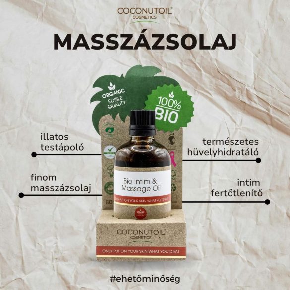 Coconutoil - Ulei bio pentru masaj și intimitate - 80ml