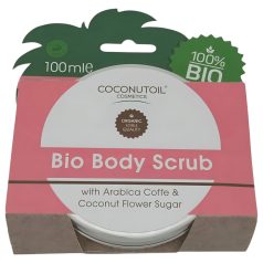   Coconutoil - scrub corporal cafea și zahăr de cocos - 100ml