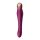 ZALO King - vibrator violet, reîncărcabil, rezistent la apă, cu mișcare pulsantă