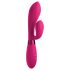 / OMG! Rabbits - vibrator cu braț stimulator (roz)