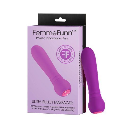 FemmeFunn Ultra Bullet - vibrator premium de tijă (violet)