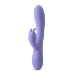   Inya Luv Bunny - vibrator cu clitoral și baterie incorporată (mov)
