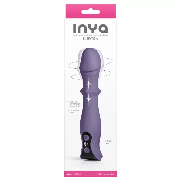 NS Novelties - vibrator rotativ și thrusting - mov
