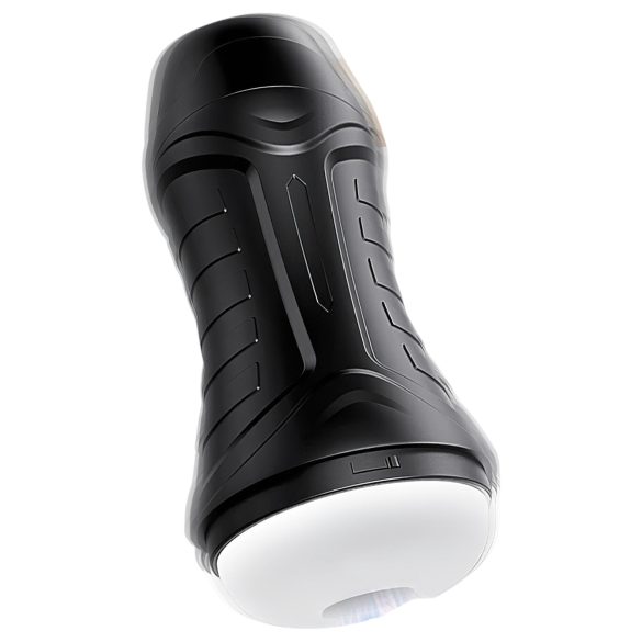 AlvUp - masturbator vibrator cu aspirație (negru)