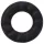Doc Johnson Fat Tire - inel penian gros - silicon negru