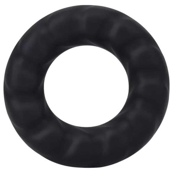 Doc Johnson Fat Tire - inel penian gros - silicon negru