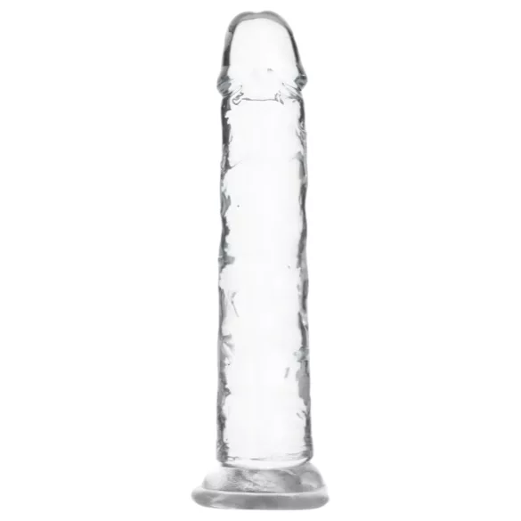 Addiction Crystal - dildo cu ventuză (transparent) - 18 cm