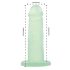 Dildo ventuză Addiction Cocktails (verde)