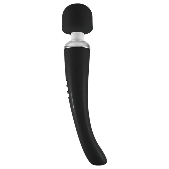 Love Magic Elegance Wand - vibrator masaj reîncărcabil - negru