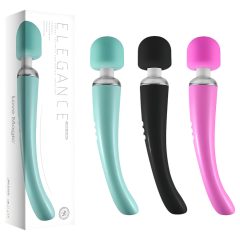   Love Magic Elegance Wand - vibrator de masaj reîncărcabil (negru)