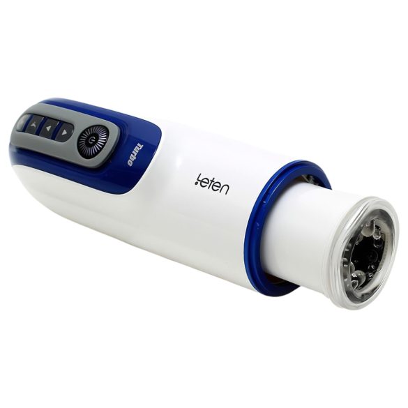 Leten SM390 - masturbator pentru bărbați cu sunet și încălzire - alb