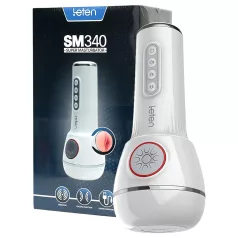   LETEN SM340 - masturbator reîncărcabil, vibrant, ce aspiră și geme