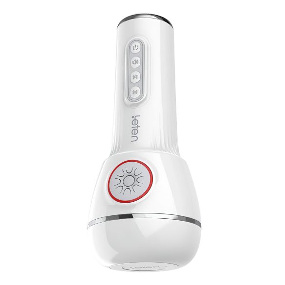 LETEN SM340 - masturbator reîncărcabil, vibrant, ce aspiră și geme