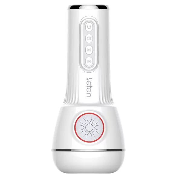 LETEN SM340 - masturbator reîncărcabil, vibrant, ce aspiră și geme