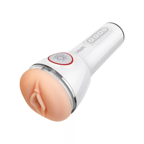 LETEN SM340 - masturbator reîncărcabil, vibrant, ce aspiră și geme