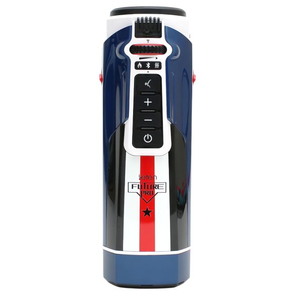 Leten SM Future Pro - masturbator futuristic cu rețea, sunete, strângere, încălzire (albastru)