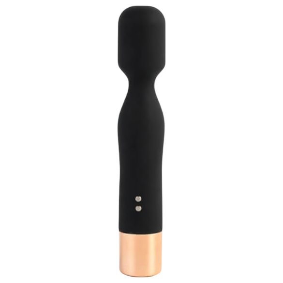 Bagheta fermecată singuratică - vibrator masaj reîncărcabil (negru)