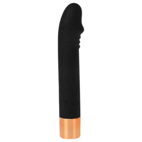 Charming Vibe Dick - vibrator punctul G reîncărcabil - negru