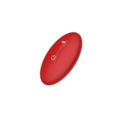 Lonely Rose Plug - vibrator anal cu baterie, radio (roșu)