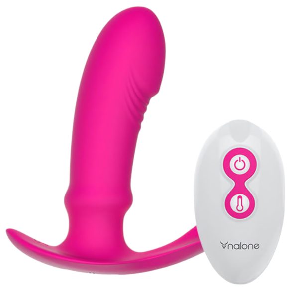 Nalone Marley - vibrator prostate călduț, cu radio (roz)
