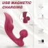 Sex HD Chomper - vibrator clitoridian și anal - roșu