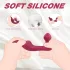 Sex HD Chomper - vibrator clitoridian și anal - roșu