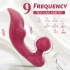 Sex HD Chomper - vibrator clitoridian și anal - roșu