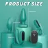 Sex HD - set de vibratoare cu acumulator, cu telecomandă, format din 4 piese (verde)