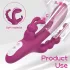 Sex HD Joker - vibrator triplu rezistent la apă, reîncărcabil - mov