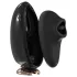 Sex HD Mirror - vibrator cu funcție de lins și încălzire - negru