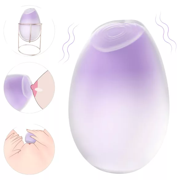 Sex HD - Stimulator 2în1 pentru sfârcuri și clitoris - mov