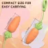 Sex HD Carrots - vibrator tip morcov - silicon portocaliu