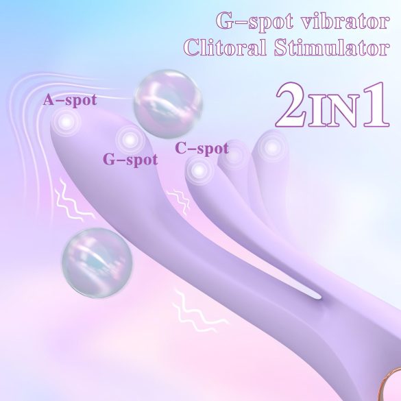 Sex HD Kaethe - vibrator cu braț pentru clitoris - mov