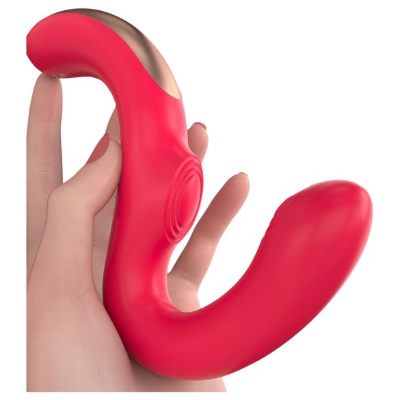 SEX HD Genie - Vibrator punct G și clitoris - roșu