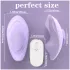 Sex HD - vibrator pentru chiloți, purtabil, cu telecomandă (mov)