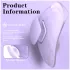 Sex HD - vibrator pentru chiloți, purtabil, cu telecomandă (mov)