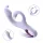 Sex HD - vibrator pentru punctul G cu braț pentru clitoris (mov)