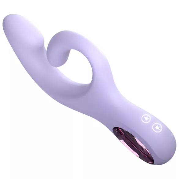 Sex HD - vibrator pentru punctul G cu braț pentru clitoris (mov)