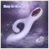 Sex HD - vibrator pentru punctul G cu braț pentru clitoris (mov)