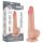 Lovetoy - dildo realist cu testicule - dublu strat - 20 cm - culoare naturală