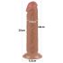 Lovetoy - dildo realist cu ventuză - dublu strat - 20cm - culoare naturală