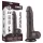 Lovetoy - dildo realist cu testicule - două straturi - 20cm - maro
