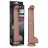 Lovetoy - dildo XXL două straturi - 36,5 cm - culoare naturală
