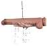 Lovetoy - dildo XXL două straturi - 36,5 cm - culoare naturală